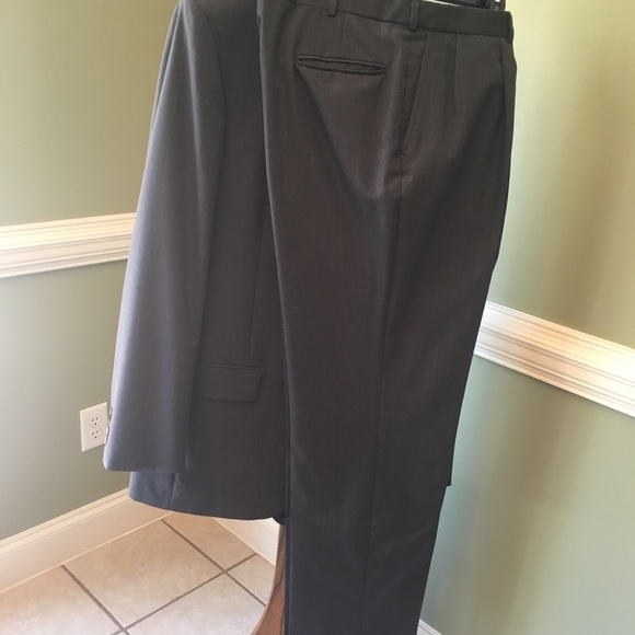2pc men’s suit, brown, XTall